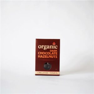 Organic Times Choc Hazelnuts Dark 150g
