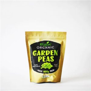 Elgin Organic Frozen Peas 600g