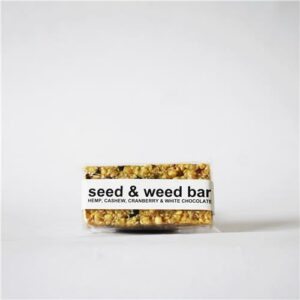 Seed and Weed Bars Cranberry White Choc