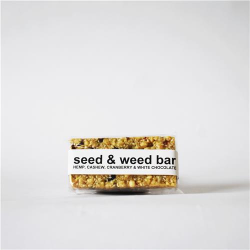 Seed and Weed Bars Cranberry White Choc