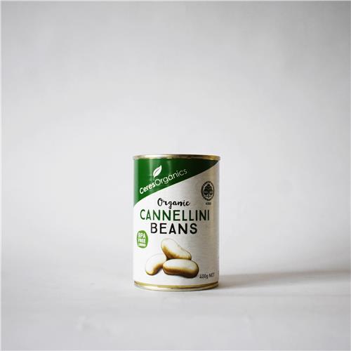 Ceres Beans Cannellini Tinned 400g Certified Organic