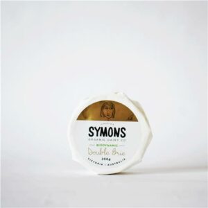 Symons Cheese Double Brie 200g Certified Organic
