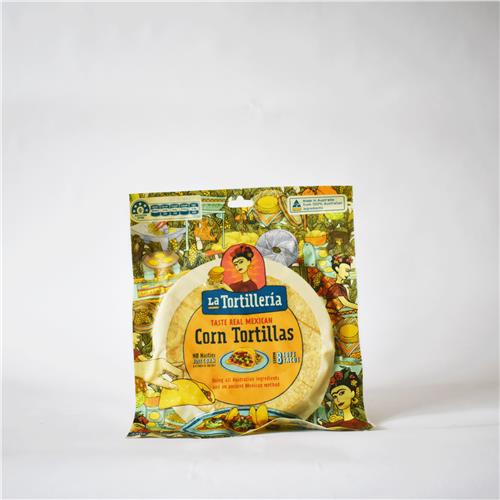 La Tortilleria Corn Tortillas 8 Pack 220g