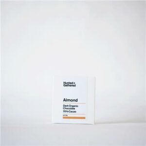 Hunted + Gathered Dark Chocolate 70% Almond 45g