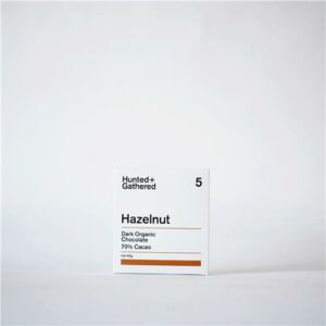 Hunted + Gathered Dark Chocolate 70% Hazelnut 45g