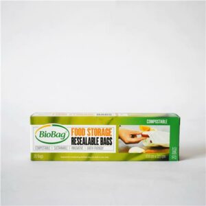 Bio Bag Resealable Food Storage Bag Box 20