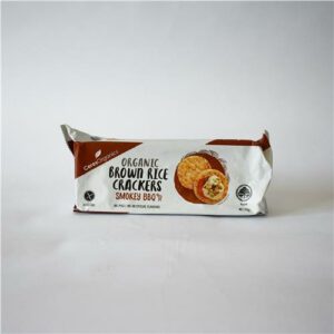 Ceres Brown Rice Crackers Smokey BBQ 115g Certified Organic