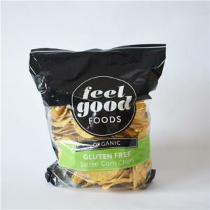 Feel Good Foods Corn Chips Salted Certified Organic GF 400g