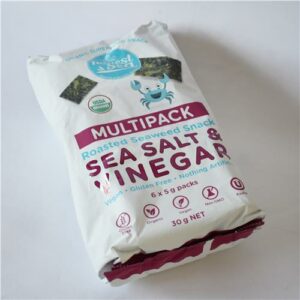 Honest Sea Seaweed Snacks Sea Salt & Vinegar Multipack 6x5g