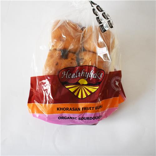Healthybake Khorasan Fruit Buns 6 Pack 500g