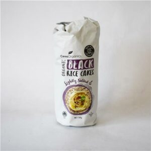 Ceres Rice Cakes Black Lightly Salted 110g Certified Organic
