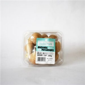 Mushroom Swiss Brown Punnet 180g Certified Organic