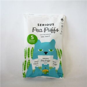 Serious Puffs Multipack Pea Puffs Sea Salt 5pk 75g