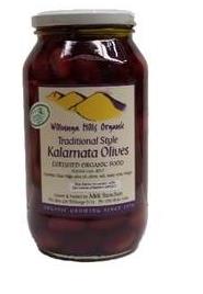 Willunga Hills Kalamata Olives 500g