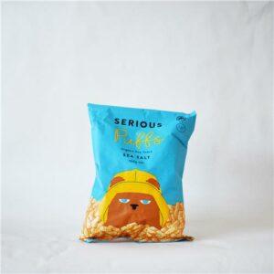 Serious Puffs Pea Snack Sea Salt 100g