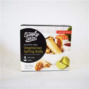 Simply Wize Spring Rolls Vegan Frozen 228g