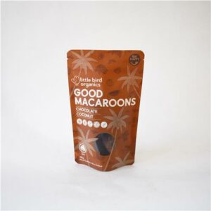 Little Bird Organics Choc & Coconut Macaroons 125g
