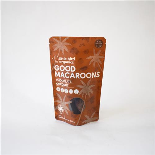 Little Bird Organics Choc & Coconut Macaroons 125g