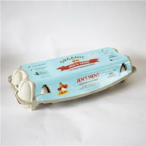 Jens Hens Eggs  850gm Jumbo Cert Organic