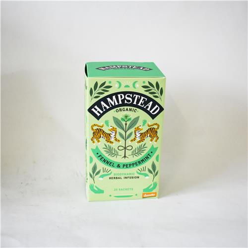 Hampstead Tea Fennel Peppermint Certified Organic Tea 20 Bags