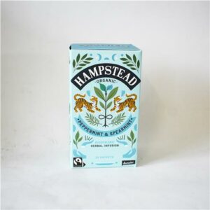 Hampstead Tea Peppermint & Spearmint Tea Certified Organic 20 Bags 30g
