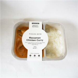 Foxes Den Massaman Chicken Curry with Rice 400g