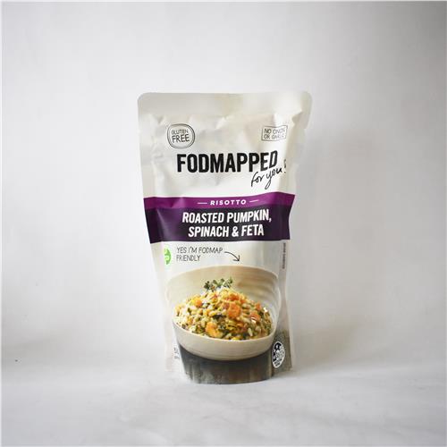 FODMAPPED Roasted Pumpkin Spinach Feta Risotto 500g