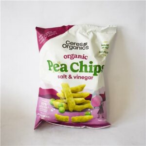 Ceres Organics Pea Chips Salt and Vinegar 100g