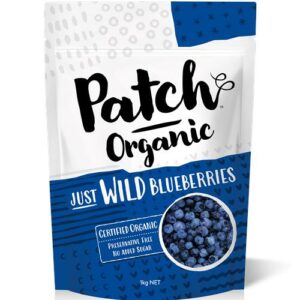 Patch Organic Frozen Wild Blueberries 1KG