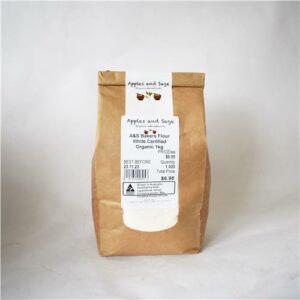 A&S Bakers Flour White Certified Organic 1kg