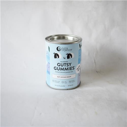 Nutra Organics Gutsy Gummies Blueberry 150g