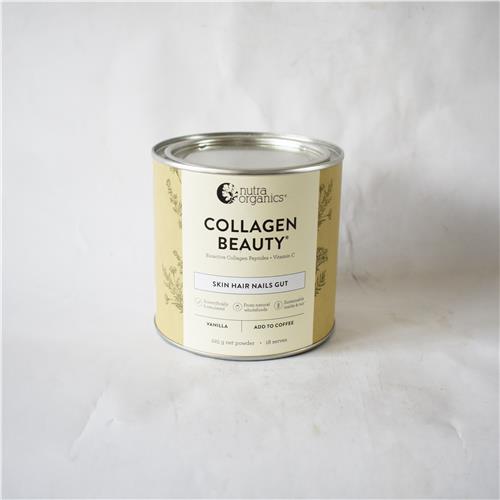Nutra Organics Collagen Beauty Vanilla 225g