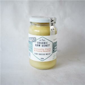 Raw Honey AFFR Giant Angular Mallee Certified Organic 500g