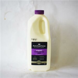 Paris Creek Milk Cream on Top Milk Non-homogenised 2L Certified Biodynamic