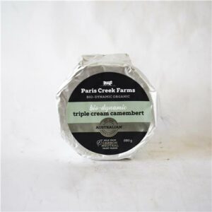 Paris Creek Biodynamic Triple Cream Camembert 280g .