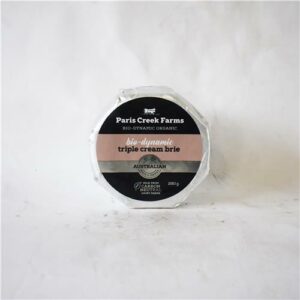 Paris Creek Cheese Brie Triple Cream 280g .Certified Biodynamic