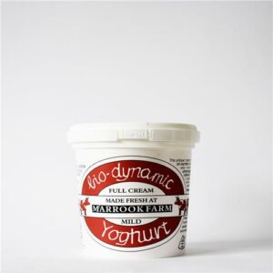 Marrook Farm Yoghurt Mild Natural 1kg Biodynamic