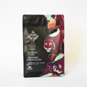 The Original Cocoa Traders Drinking Chocolate 63% Shadow Tiger 250g Certified Organic