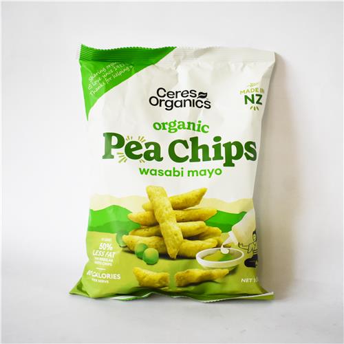 Ceres Organics Pea Chips Wasabi Mayo 100g