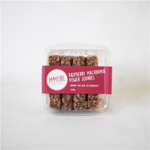 MMMore Raspberry Power Squares Tub 120g