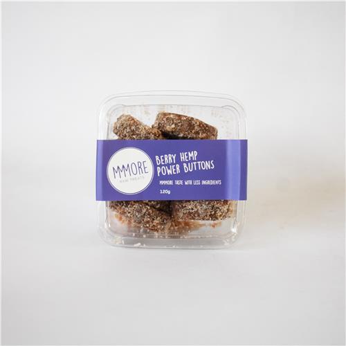 MMMore Berry Hemp Power Buttons Tub 120g