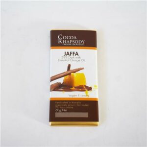 Cocoa Rhapsody Jaffa 58% Chocolate 60g Deluxe Chocolate