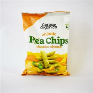 Ceres Organic Pea Chips Cheddar Cheese 100g