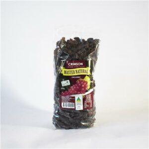 Jones Sultanas Crimson Dried Vine 500g Certified Organic