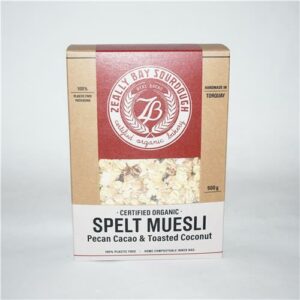 Zeally Bay Muesli Spelt Cacao & Toasted Coconut 500g Certified Organic