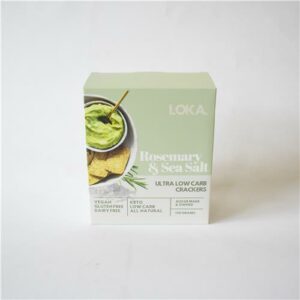 Loka Crackers Lupin Rosemary & Sea Salt 120g