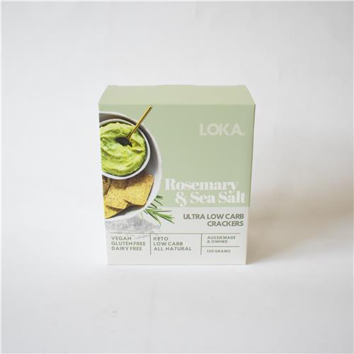 Loka Crackers Lupin Rosemary & Sea Salt 120g
