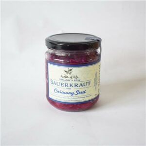 Herbs of Life Sauerkraut Red Cabbage Caraway 380g