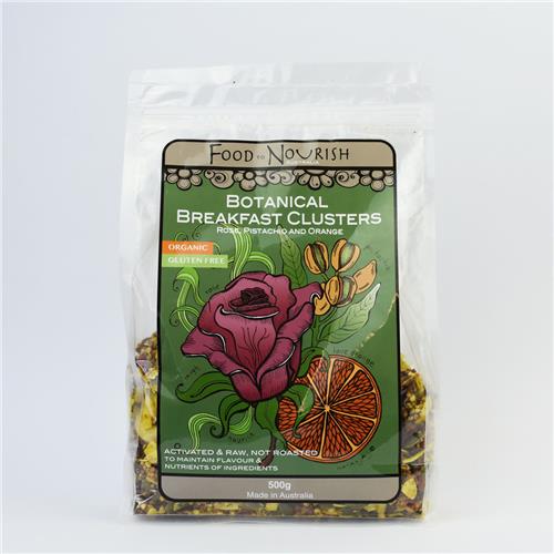Food To Nourish Breakfast Clusters Orange Cranberry 400g
