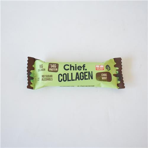 Chief Collagen Protein Bar Choc Mint 45g